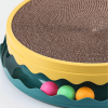 Compass Cat scratching Tray Cat scratching board, Cat scratching board with Ball, Interactive training Exercise Mouse Toys with Ball