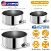 Stainless Steel Dog Bowl Pets Hanging Food Bowl Detachable Pet Cage Food Water Bowl with Clamp Holder