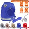 Pet Mesh Harness Dog Leash Set Reflective Chest Strap Adjustable Puppy Vest For Puppies Breeds Dogs Cats Walking Outdoor