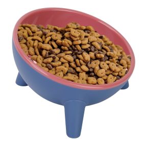 Raised Tilted Elevated Cat Food Bowl Pet Backflow Prevention Water Dish Feeding Bowl for Cats Small Dogs (Option: PetBowlRed)
