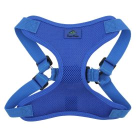 Wrap and Snap Choke Free Dog Harness by Doggie Design (Color: Cobalt Blue, size: X-Small)