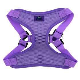 Wrap and Snap Choke Free Dog Harness by Doggie Design (Color: Paisley Purple, size: X-Small)