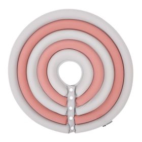 Cat Recovery Collar 8 Colors Pet Neck Cone Adjustable Easy Clean Puppy Kitty Surgery Recovery Collar Anti-bite Cone (Color: Gray  Pink, size: XS)