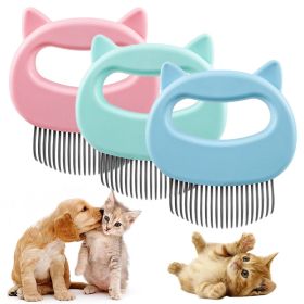 Pet Massage Brush Pet Grooming Massage Tool To Remove Loose Hairs (Primary Colour: PINK, Piece: 1pcs)