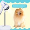 Hands Free Hair Dryer Holder; for men and pets; Hair Dryer Stand Holder; Adjustable Height; 360° adjustable angle