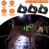 Light Up Dog Harness Rechargeable LED Dog Harness No Pull Lighted Dog Vest with Handle for Small/Medium/Large Dogs