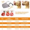 Pet Muzzle Mask Soft Mesh Muzzle Adjustable Dog Mouth Cover with Breathable Mesh Adjustable Neck Forehead Strap for Anti Biting Barking Chewing