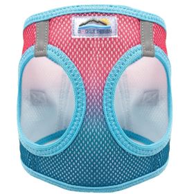 American River Choke Free Dog Harness Ombre Collection (Color: Sugar Plum, size: large)