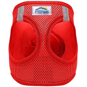 American River Solid Ultra Choke Free Dog Harness (Color: Red, size: 2X/3X-Large)