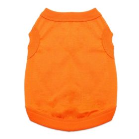 Cotton Dog Tank (Color: Sunset Orange, size: X-Large)