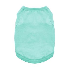 Cotton Dog Tank (Color: Teal, size: X-Large)