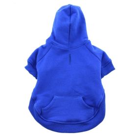 Flex-Fit Dog Hoodie (Color: Blue, size: 2X-Large)