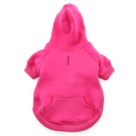 Flex-Fit Dog Hoodie (Color: Pink, size: 4X-Large)