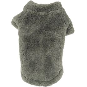 Soft Plush Pullover (Color: Moss Green, size: X-Large)