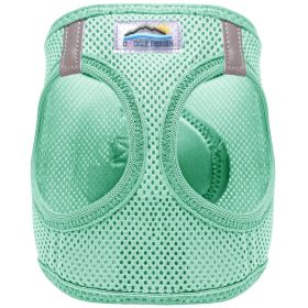 American River Solid Ultra Choke Free Dog Harness (Color: Teal, size: medium)