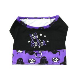 Halloween Dog Harness (Color: Too Cute to Spook, size: large)