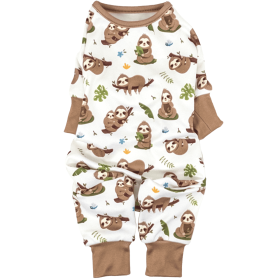 Soft Dog Pajamas (Color: Sloths, size: large)
