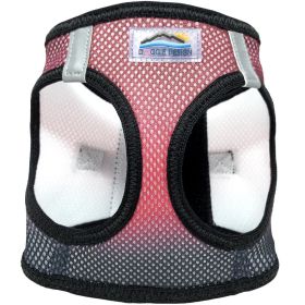 American River Choke Free Dog Harness Ombre Collection (Color: Sunset Pink, size: small)